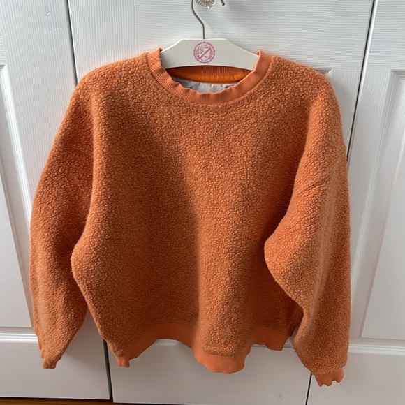 Outdoor Voices Orange Megafleece Crewneck - Picture 2 of 4